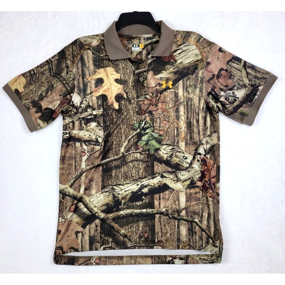 Under Armour Other - Under Armour Polo Mens Small Break Up Infinity Performance Hunting Camo EC